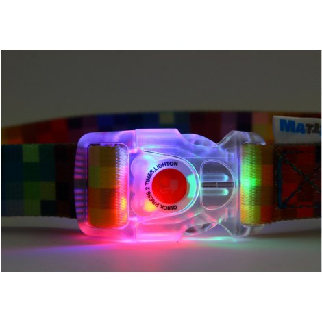 Matteo Obroża Klamra LED 20mm piksele - 3