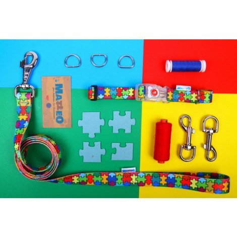 Matteo Obroża Klamra LED 20mm puzzle - 4