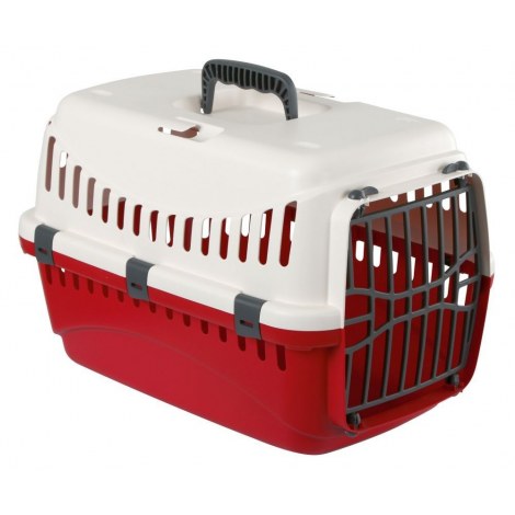 KERBL Klatka transportowa Expedion 1, kremowa/bordowa 10 kg [81348]