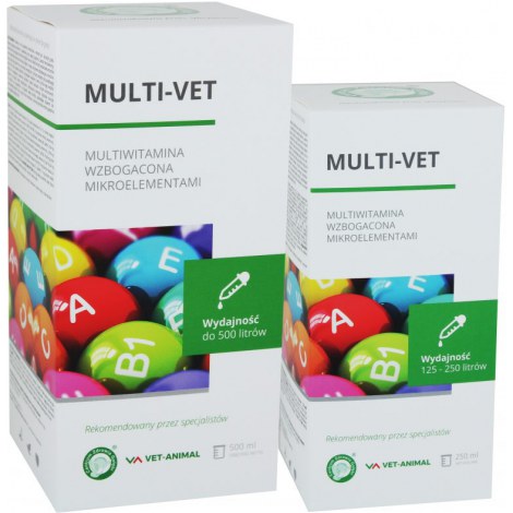 MULTI-VET MULTIWITAMINA WZBOGACONA MIKROELEMENTAMI