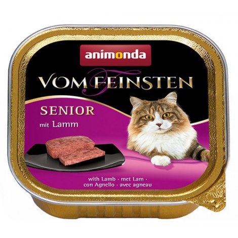 Animonda vom Feinsten Cat Senior z Jagnięciną tacka 100g - 2