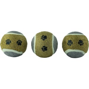 Zestaw 6 sztuk piłek tenisowych dla psa do zabawy i treningu ZIPPY