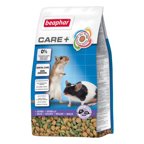 BEAPHAR CARE+ GERBIL/MOUSE karma dla myszoskoczek i myszy 700g