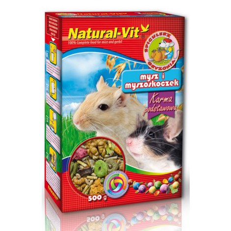 Natural-Vit Spichlerz Gryzonia - Mysz i myszoskoczek 500g