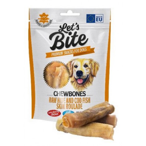 Let's Bite Chewbones Raw Hide & COD Fish Skin 135g