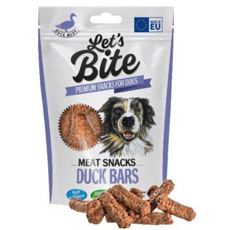 Let's Bite Meat Snack Duck Bars 80g