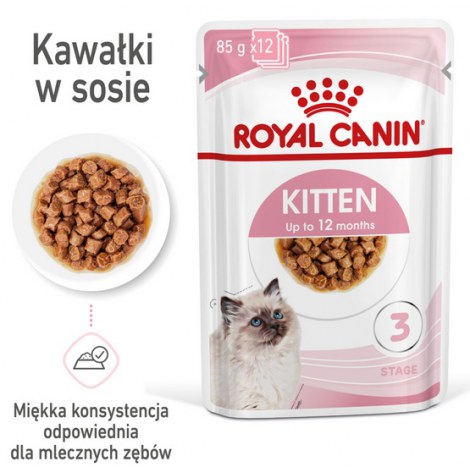 Royal Canin Feline Kitten Multipack karma mokra dla kociąt do 12 miesiąca życia saszetki 4x85g - 2