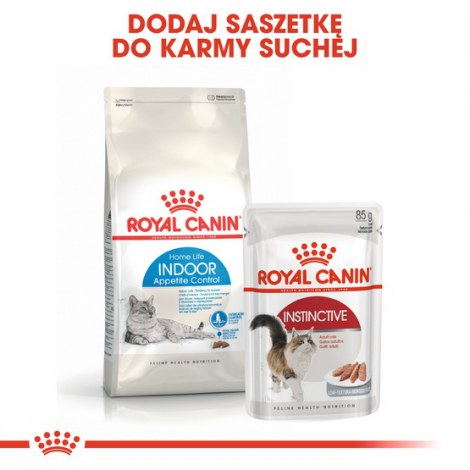 Royal Canin Indoor Apetite Control karma sucha dla kotów dorosłych, przebywających w domu, domagających się jedzenia 2kg - 6
