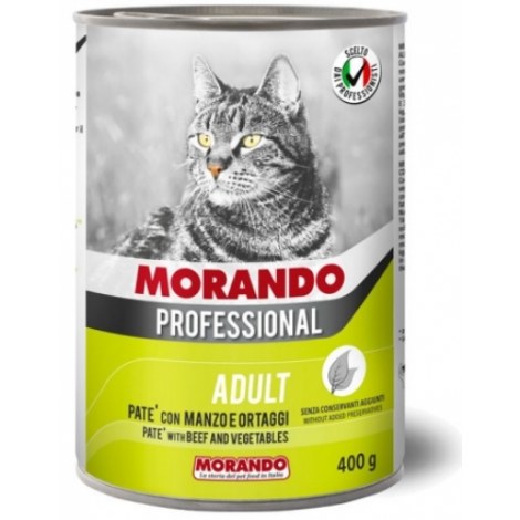 MORANDO PRO KOT Pasztet z wołowiną i warzywami 400g