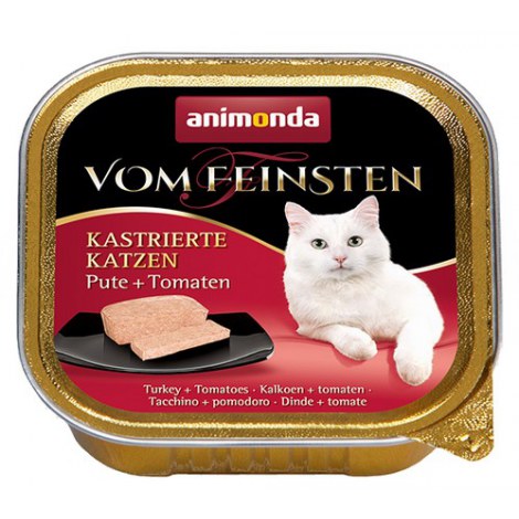 Animonda vom Feinsten Neutered Cats z Indykiem i Pomidorem tacka 100g - 2