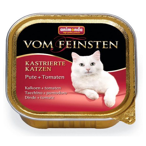 Animonda vom Feinsten Neutered Cats z Indykiem i Pomidorem tacka 100g - 3