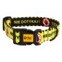 Dingo Obroża regulowana City - Nie Dotykaj 3,0cm/60cm - 2