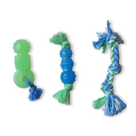PETSTAGES Mini Dentachew Pack Dental - Zestaw zabawek 3szt. [PS68115]