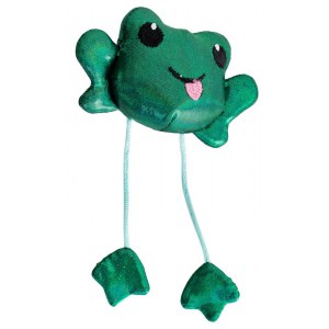 PETSTAGES Toss 'N Dangle Frog - Dyndająca żaba dla kota [PS70378]