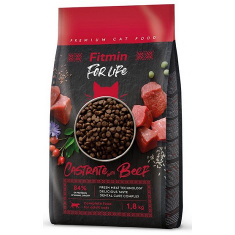 Fitmin Cat For Life Castrate Beef 1,8kg