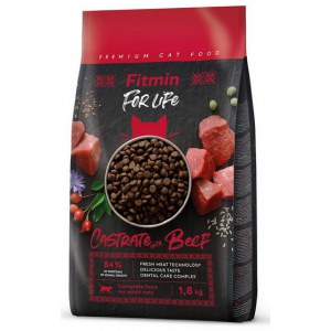 Fitmin Cat For Life Castrate Beef 1,8kg