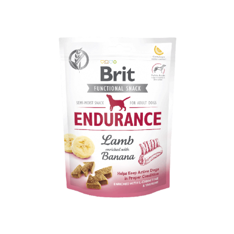BRIT CARE Dog Functional Snack Endurance Lamb & Banana 150g