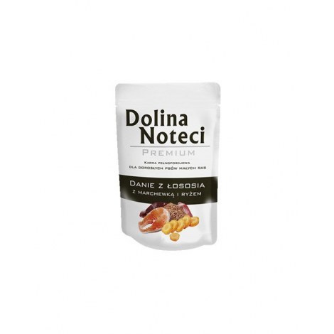 DOLINA NOTECI Danie z łososiem, marchwią i ryżem 300g