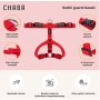 CHABA Szelki Guard XL 3cm czerwone - 5