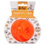 Dingo Zabawka dla psa - Smakowita piłka z rowkami 7,5cm pomarańczowa - 3