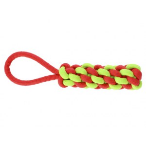Dingo Zabawka dla psa - Kolba z rączką Energy 32cm czerwono-zielona