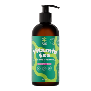 GREEN PAW Vitamin Sea olej z łososia norweskiego z dodatkiem witamin 300ml