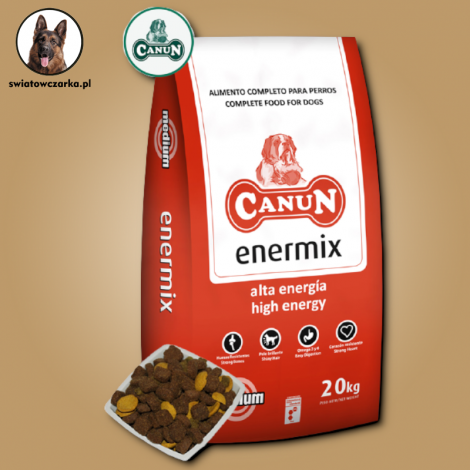 Canun Enermix 20 kg karma dla psów dorosłych szkolących się - 3