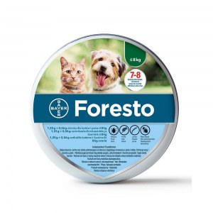 Foresto obroża przeciwkleszczowa dla psów i kotów poniżej 8kg