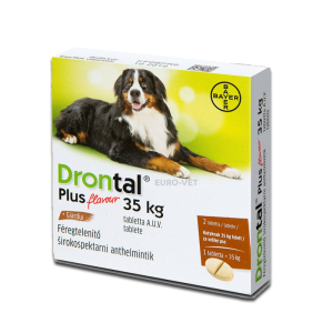 Drontal Plus Flavour tabletki dla psów na odrobaczenie 35kg 2 tabletki