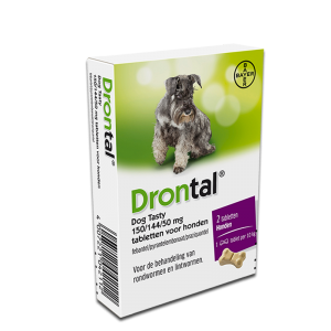 Drontal Dog Flavour tabletki dla psów na odrobaczenie 2 tabletki