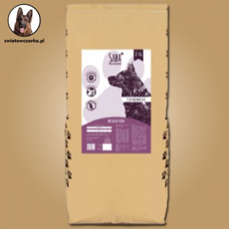 SABA Karma dla psów dorosłych - 60% mięsa wołowego + ryż i witaminy 12 kg - 2