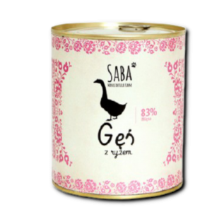 SABA Konserwa gęś z ryżem 83% mięsa 850 g