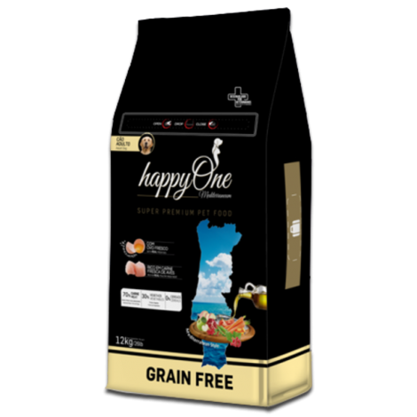 HappyOne Grain-Free Mediterraneum Adult dla psów dorosłych Super Premium 12Kg - 2