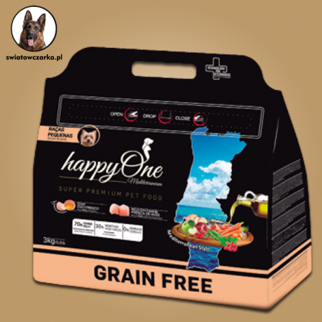 HappyOne Grain-Free  Mediterraneum Small breed 3Kg - 2