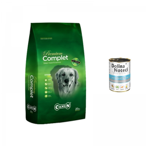 [Zestaw] Karma dla psa Canun Complet Daily Maintenance - 20 kg + Dolina Noteci bogata w jagnięcinę 400g