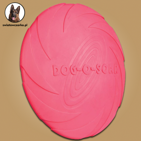 ZABAWKA "Doggy Disc", guma naturalna, pływająca śr. 24,5 cm - 2