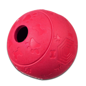 Barry King piłka na przysmaki z labiryntem czerwona L 11 cm