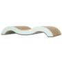Drapak kartonowy Junior fala, 38 × 7 × 18 cm, liliowy/miętowy - 5