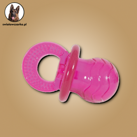 Zolux Zabawka TPR POP smoczek 7,5 cm kolor różowy - 2