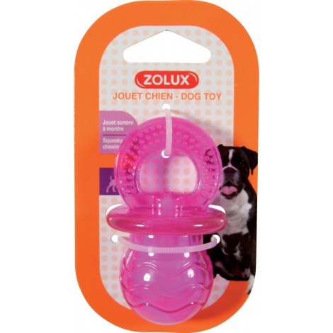 Zolux Zabawka TPR POP smoczek 7,5 cm kolor różowy - 3