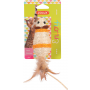 Zolux Zabawka dla kota myszka sizal z piórkami - 4