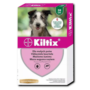 Bayer Kiltix Obroża na kleszcze i pchły dla małych psów dł. 38cm