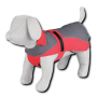 Ubranko dla psa Płaszczyk przeciwdeszczowy 'Lorient', L, 60 cm, czerwono/szary - 2