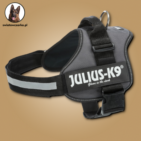 Julius-K9&#x00AE; Powerharness&#x00AE; szelki, dla psa, antracyt, 3/XL–XXL: 82–116 cm/50 mm - 2
