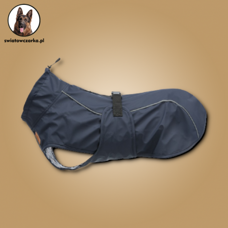 Ubranko dla psa BE NORDIC Husum płaszczyk przeciwdeszczowy, niebieski, M: 50 cm - 4