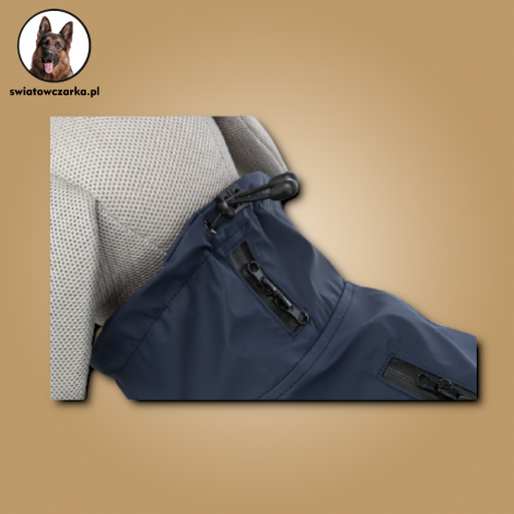Ubranko dla psa BE NORDIC Husum płaszczyk przeciwdeszczowy, niebieski, M: 50 cm - 10