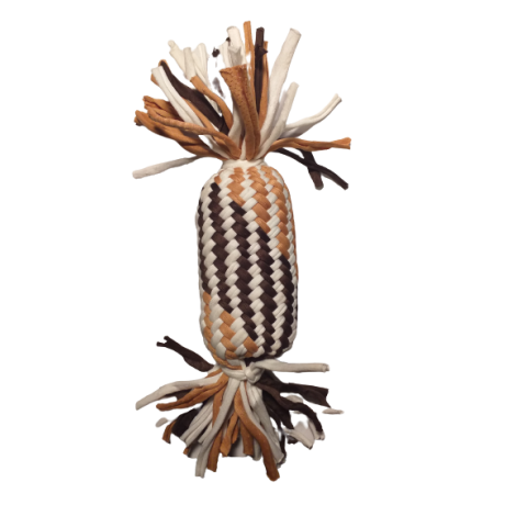 POP PETS Pleciona zabawka z piszczałką, 25cm, mix kolorów [06213]