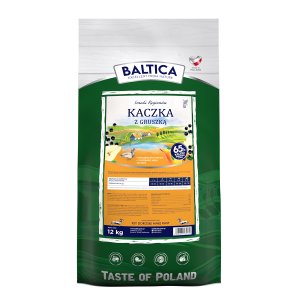 Baltica Smaki regionu Kaczka z gruszką 12kg dla psów dorosłych ras średnich i dużych