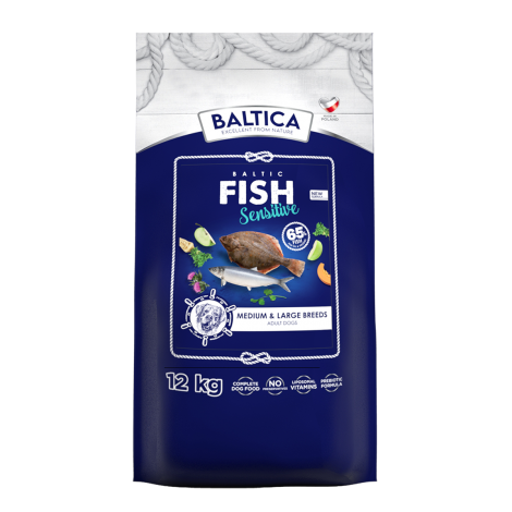 Baltica Karma z rybami bałtyckimi dla psów wrażliwych ML 12kg