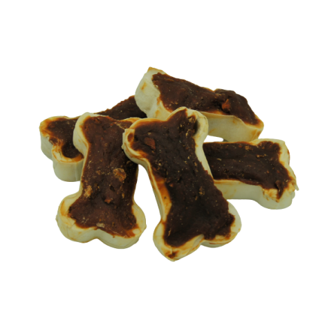 HEALTHY SNACK Kość prasowana z królikiem 10cm 500g [NS-243]